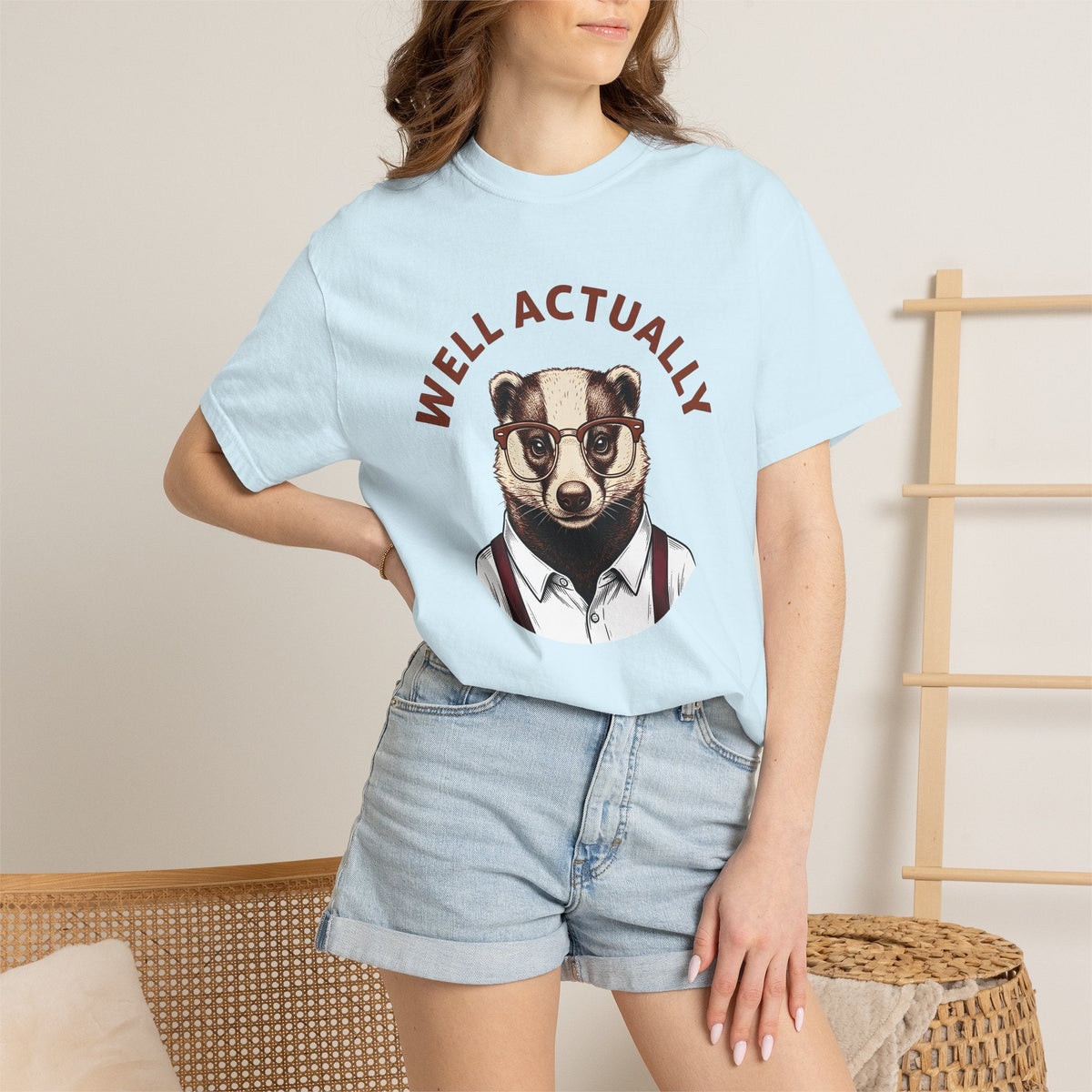 Badger Specs Shirt Funny Fauna Unisex Gift Classic Tee product image 9