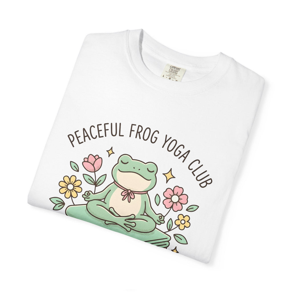 Frog Pose Shirt Yoga Wildlife Unisex Gift Cartoon Tee Asana product image 5
