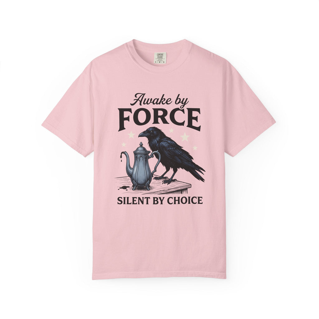 Black Bird Coffee Pot Shirt Funny Latte Unisex Gift Antique Tee Coffee Maker