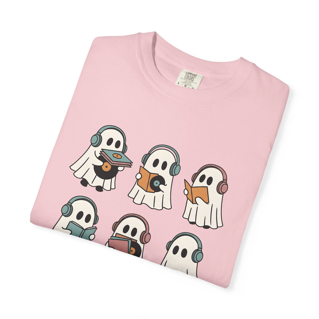 Ghost Music Shirt Halloween Unisex Gift Cartoon Tee Spirit product image 11
