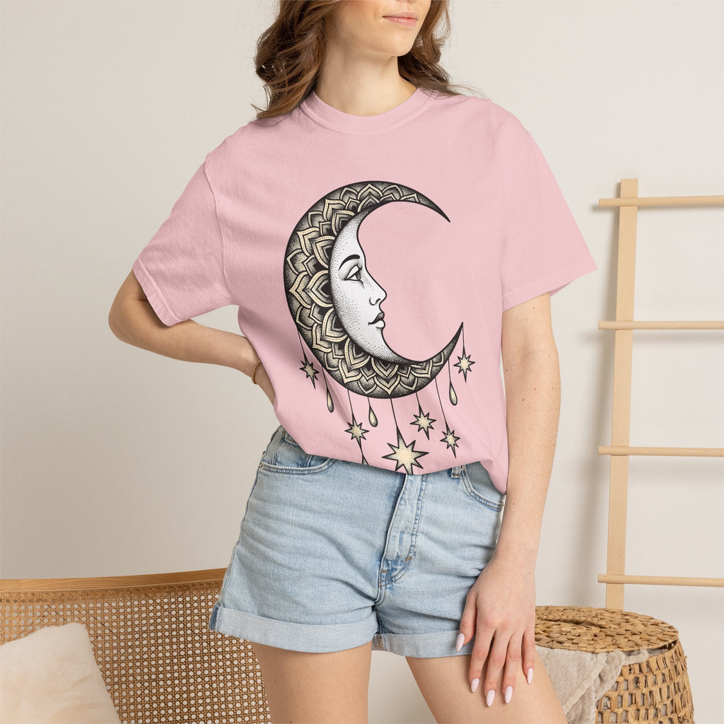 Crescent Moon Shirt Boho Chic Astrology Unisex Gift Henna product image 12