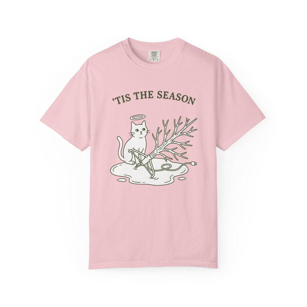 Kitty Tree Shirt Christmas Pet Shop Unisex Gift Cartoon Tee product image 3