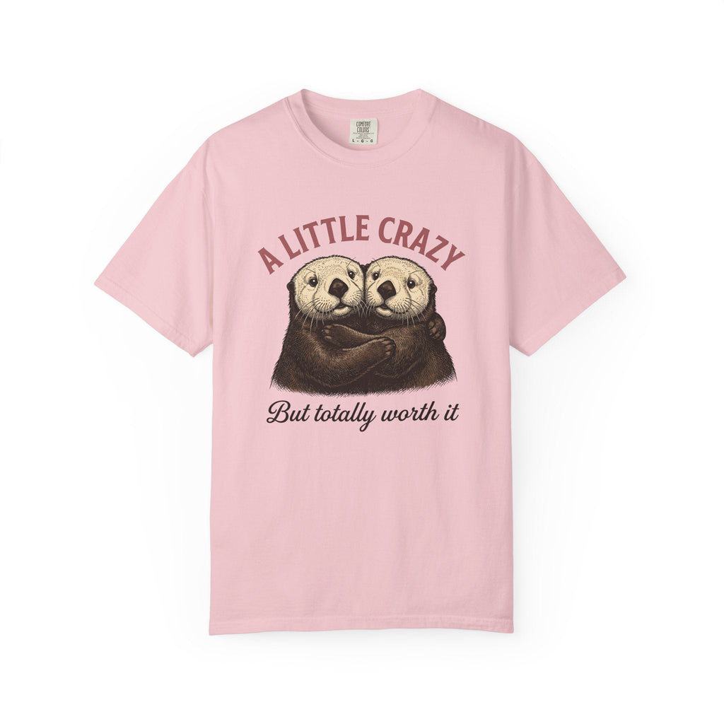 Otter Hug Shirt Funny Animal Unisex Gift Vintage Tee product image 3