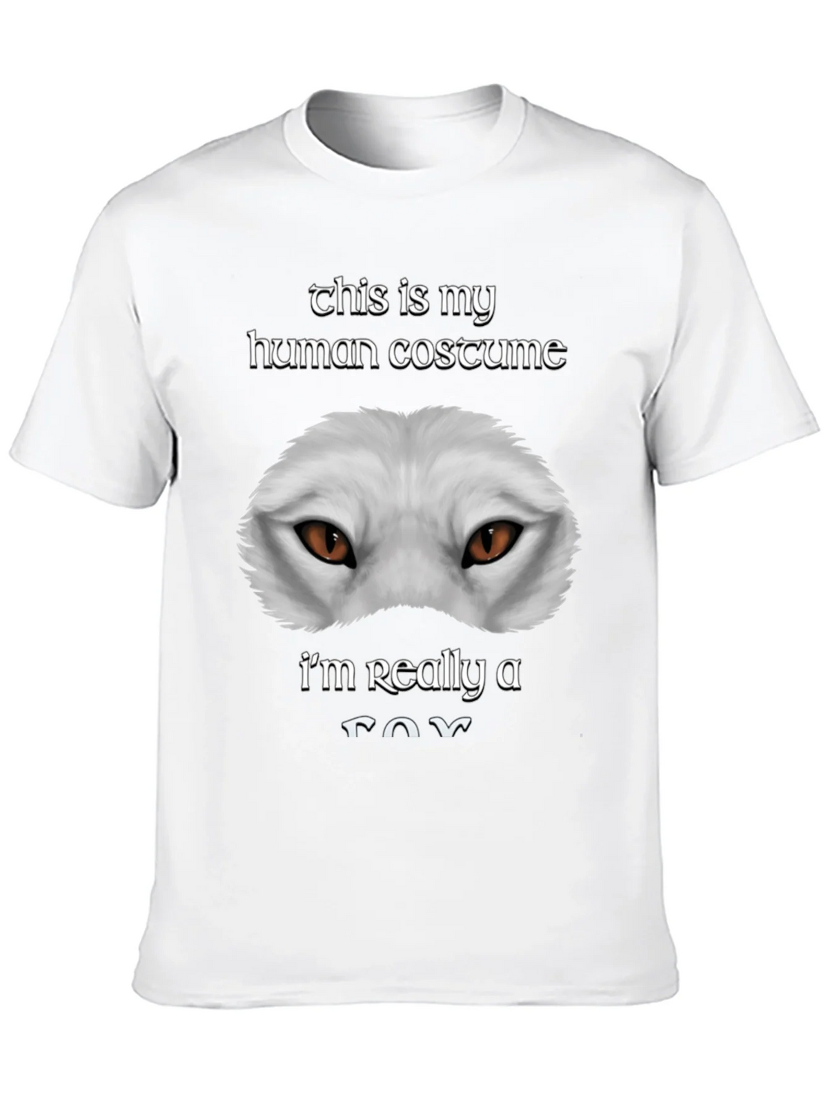 Human Costume Funny Fox T-Shirt product image 9