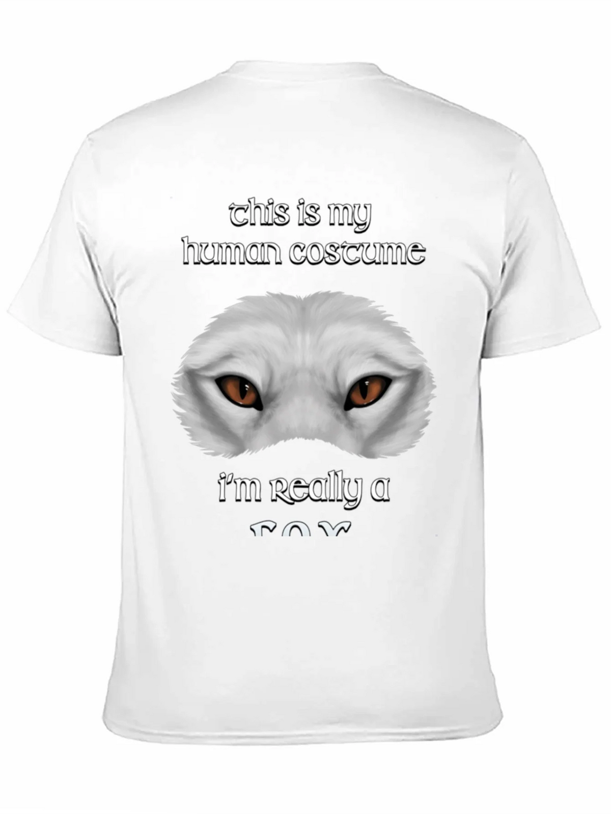Human Costume Funny Fox T-Shirt product image 10