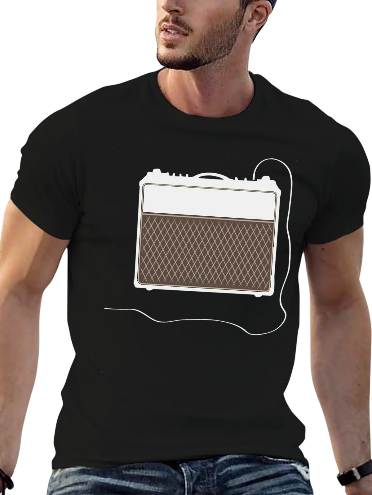 Amplifier Graphic T-Shirt - Black product image 3