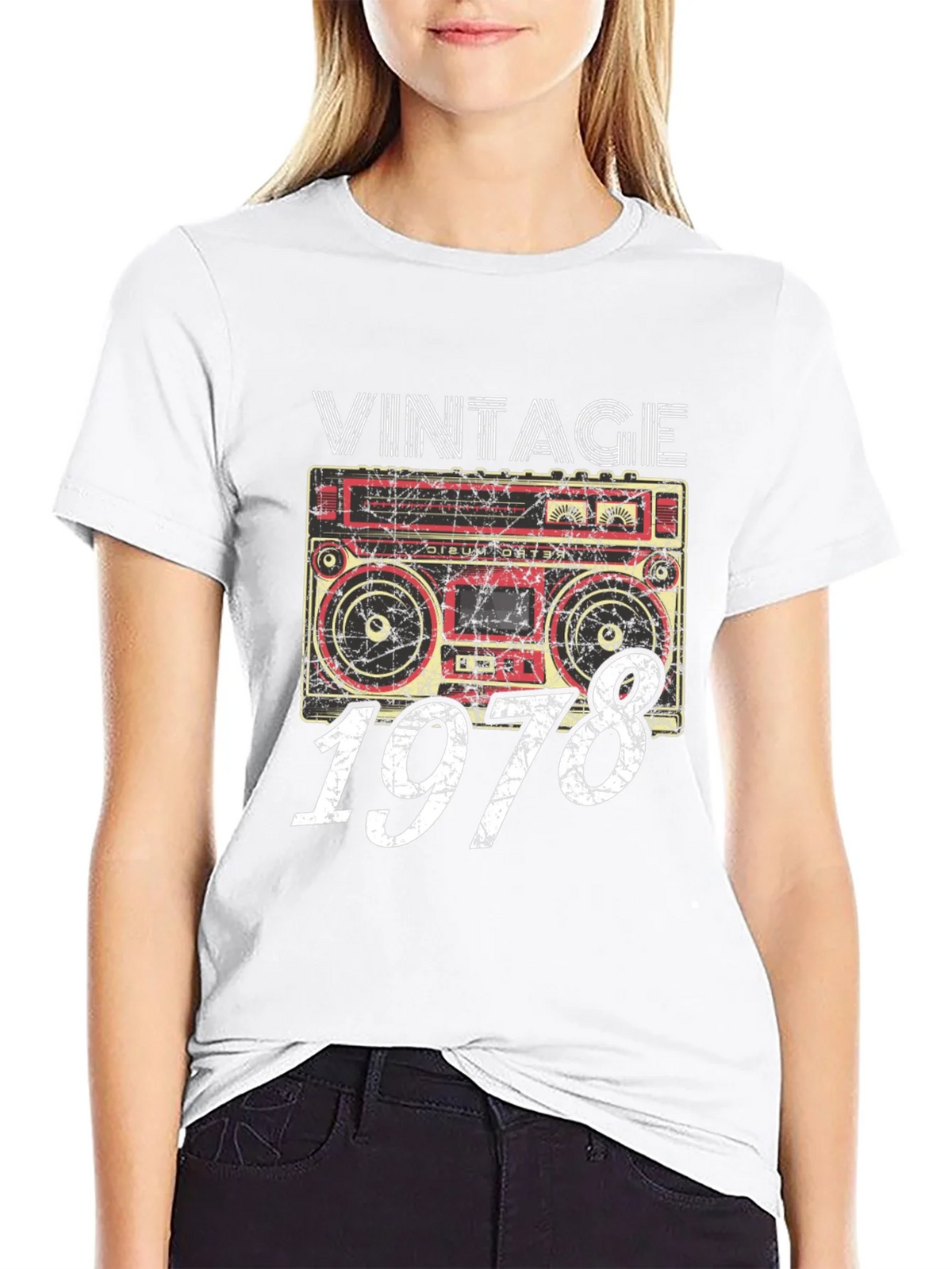 Vintage 1978 Boombox T-Shirt - Retro Music Style product image 8