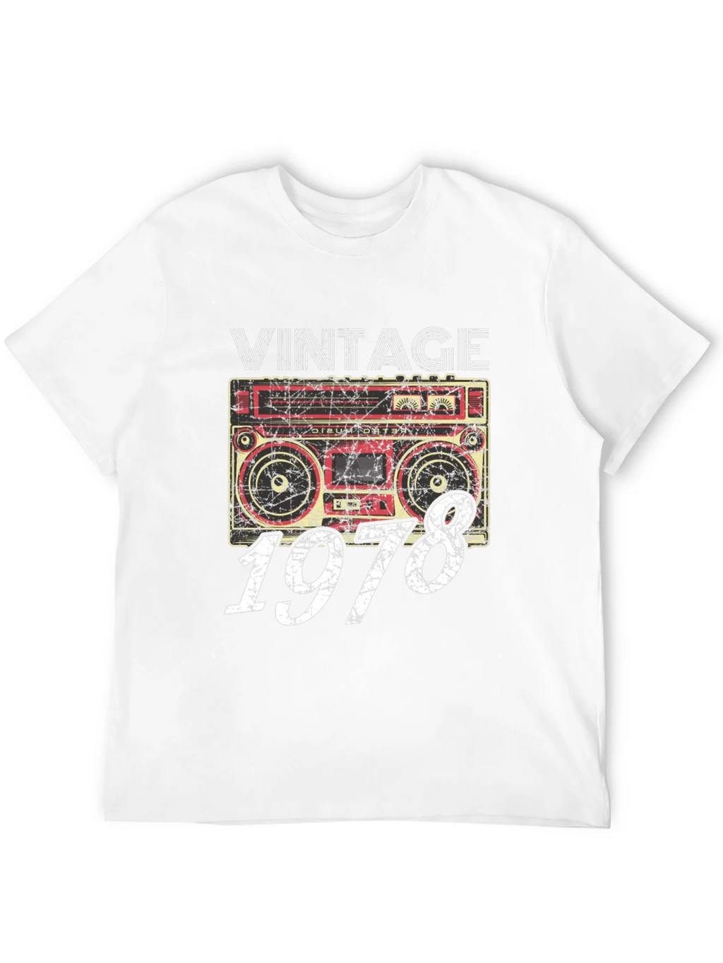 Vintage 1978 Boombox T-Shirt - Retro Music Style product image 11