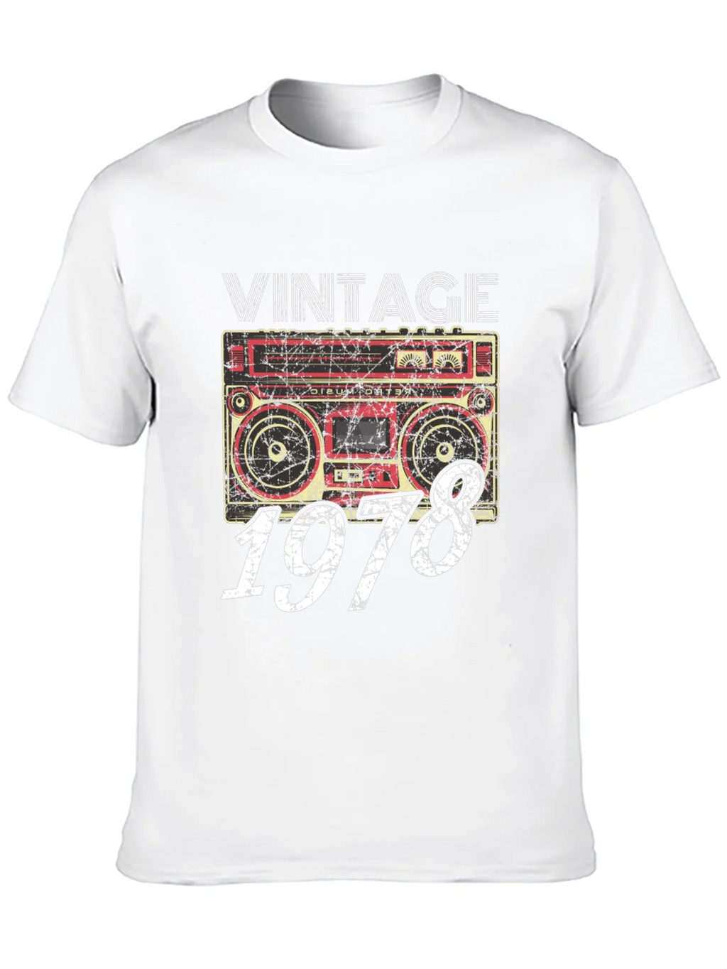 Vintage 1978 Boombox T-Shirt - Retro Music Style product image 9