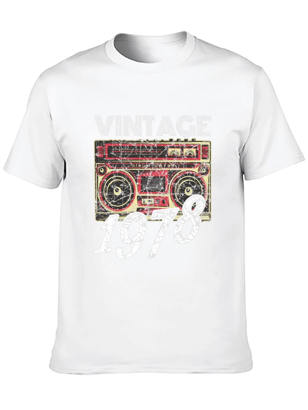 Vintage 1978 Boombox T-Shirt - Retro Music Style product image 9