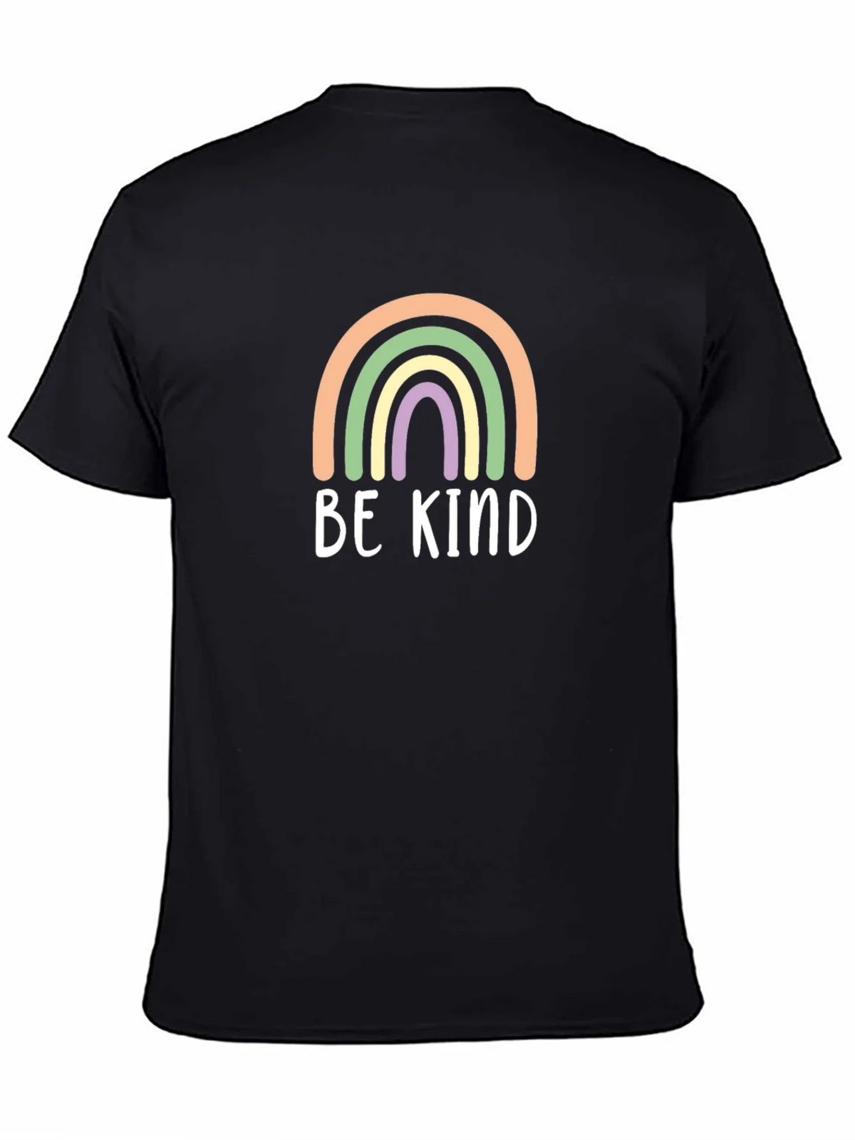 Be Kind Rainbow Graphic Tee - Black product image 1