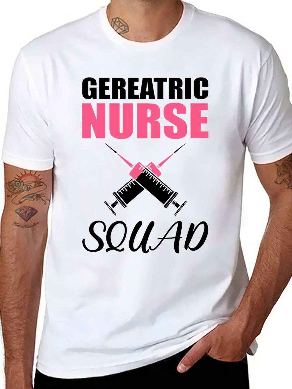 Geriatric Nurse Squad T-Shirt - Medical Team Apparel product image 2