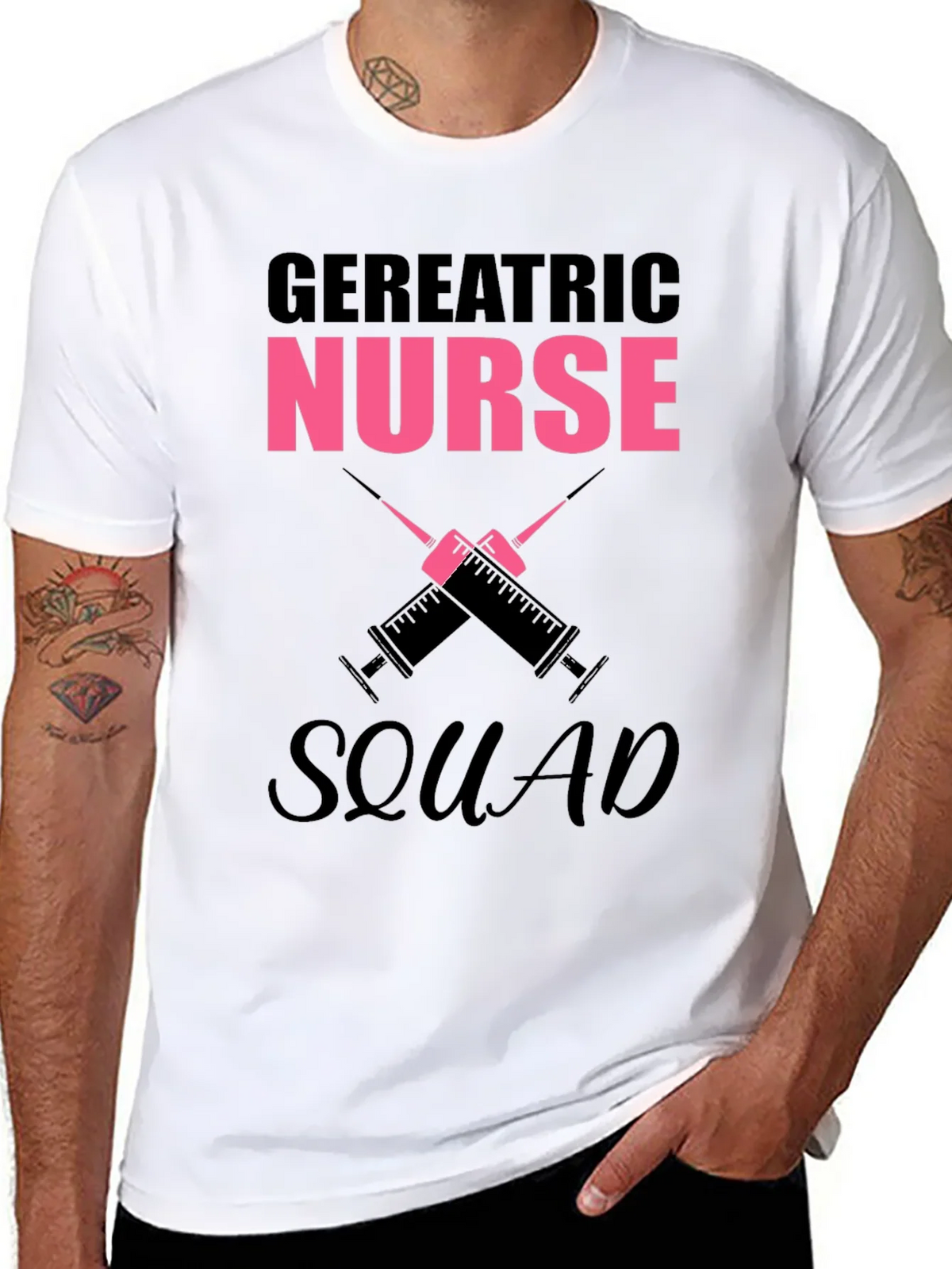 Geriatric Nurse Squad T-Shirt - Medical Team Apparel product image 2