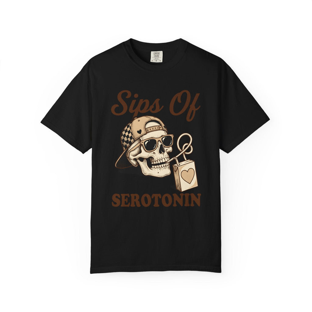 Skull Beverage Shirt Valentine Dark Gift Women Ink Tee product image 4