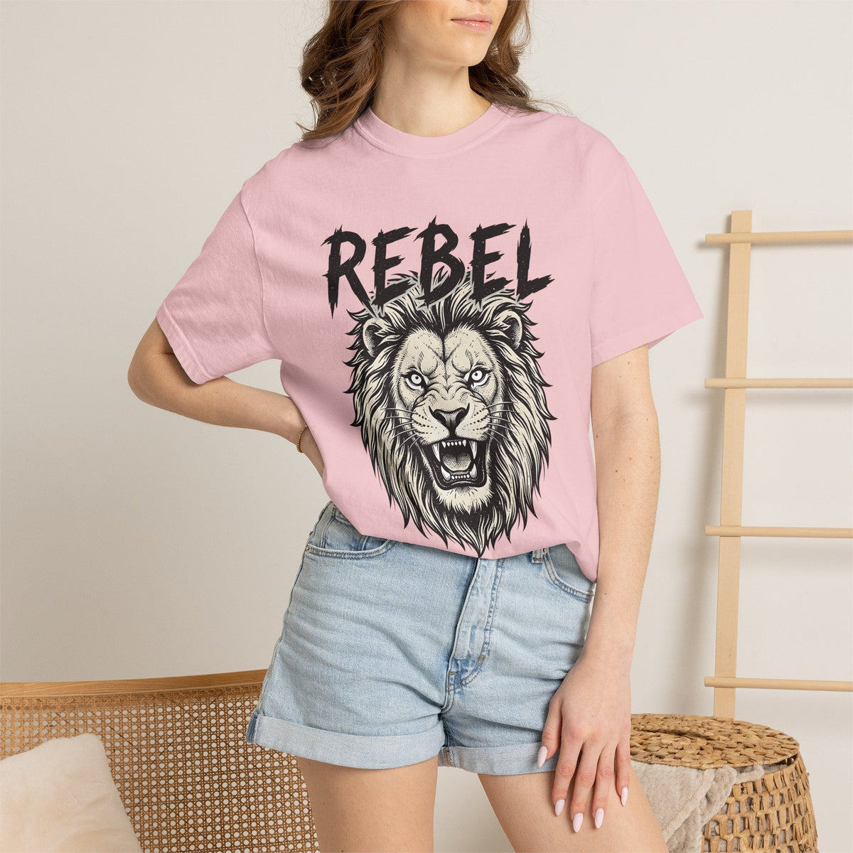 Lion Face Shirt Animals Fauna Unisex Gift Ink Tee T-Shirt product image 12