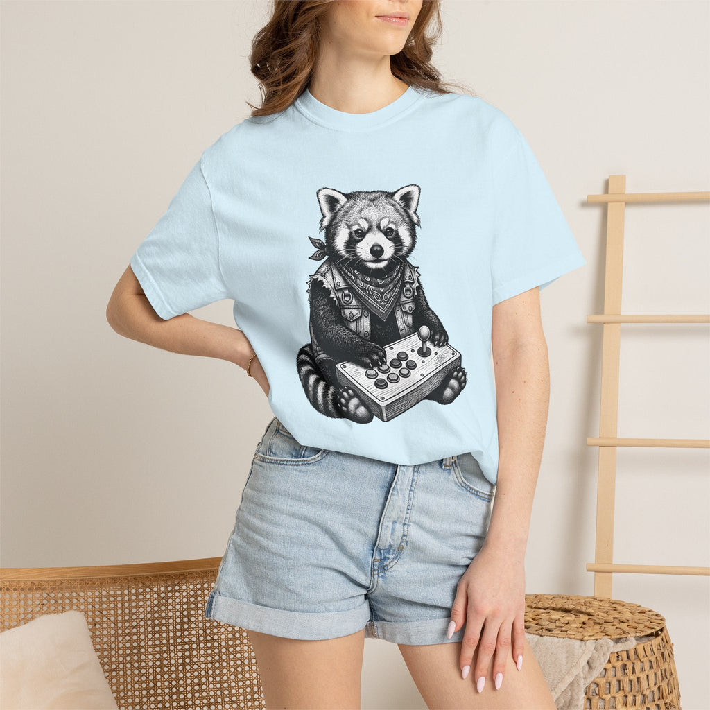 Red Panda Shirt Animals Gaming Unisex Gift Hand Drawn Tee product image 9