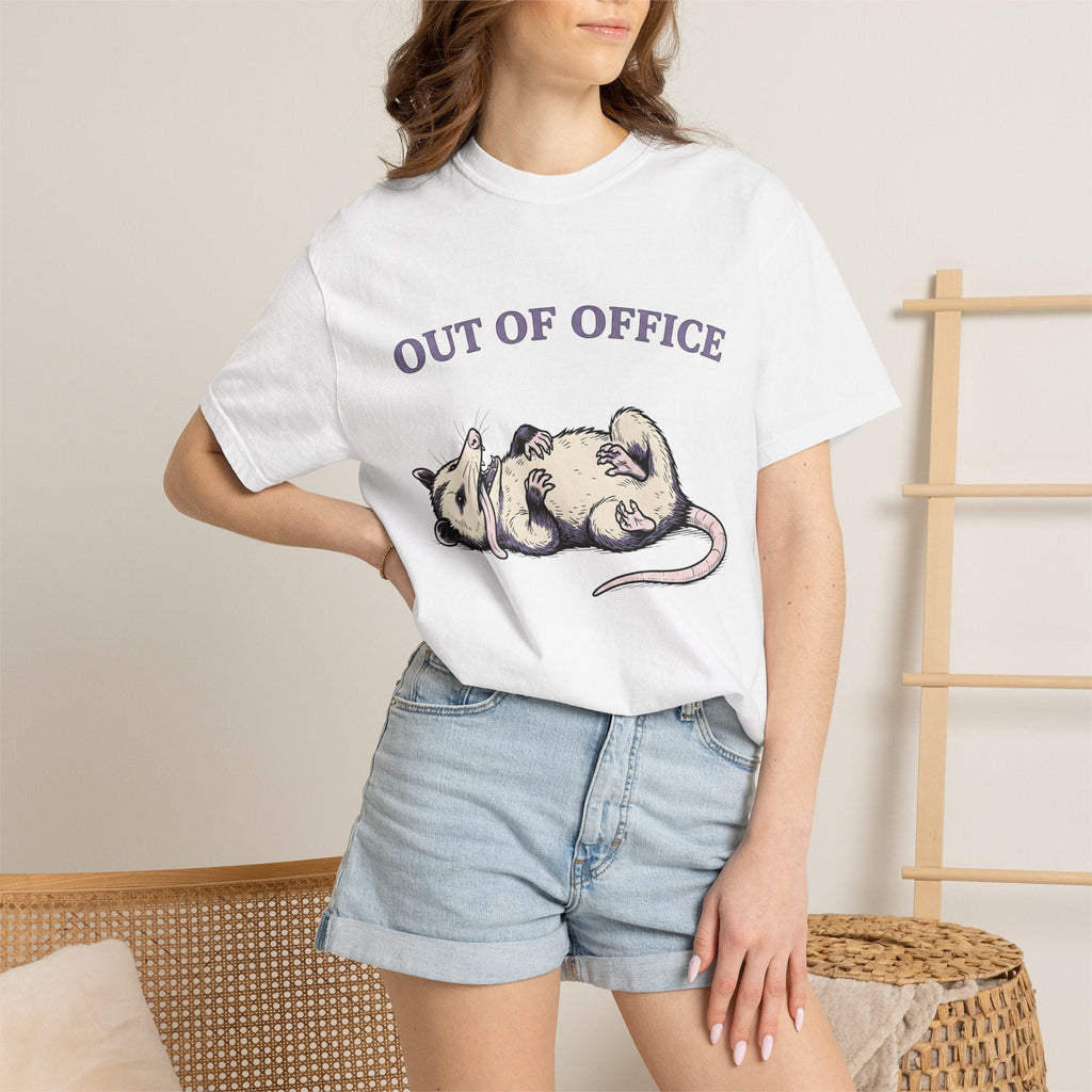 Opossum Hand-Drawn Cartoon T-Shirt – Funny Possum Animal product image 6