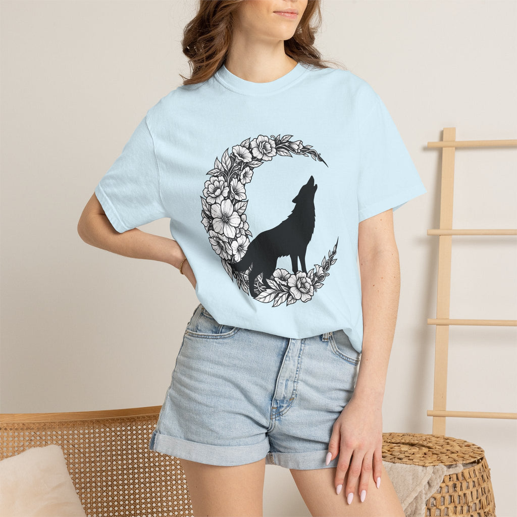 Wolf Moon Shirt Boho Chic Outdoors Unisex Gift Hippie Tee product image 9