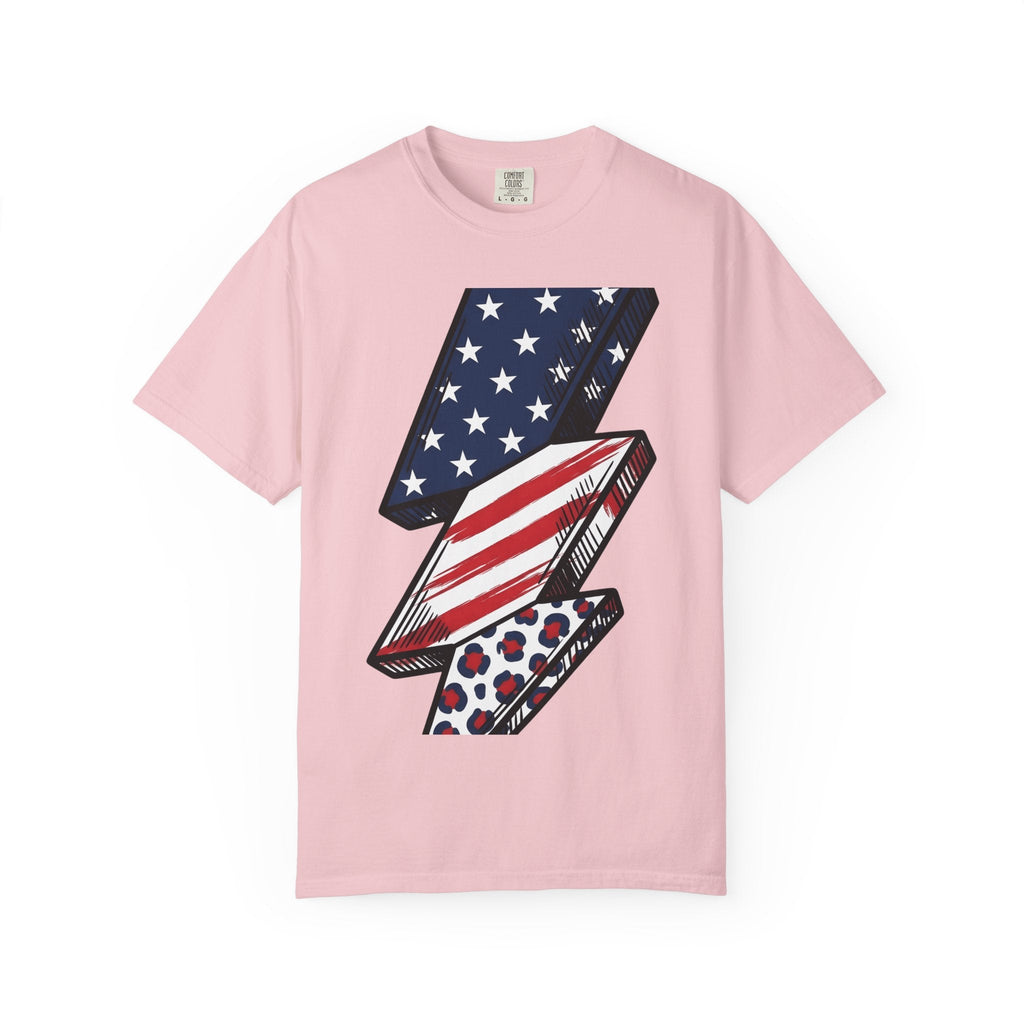 American Lightning Bolt Shirt 4th Of July Independence product image 3