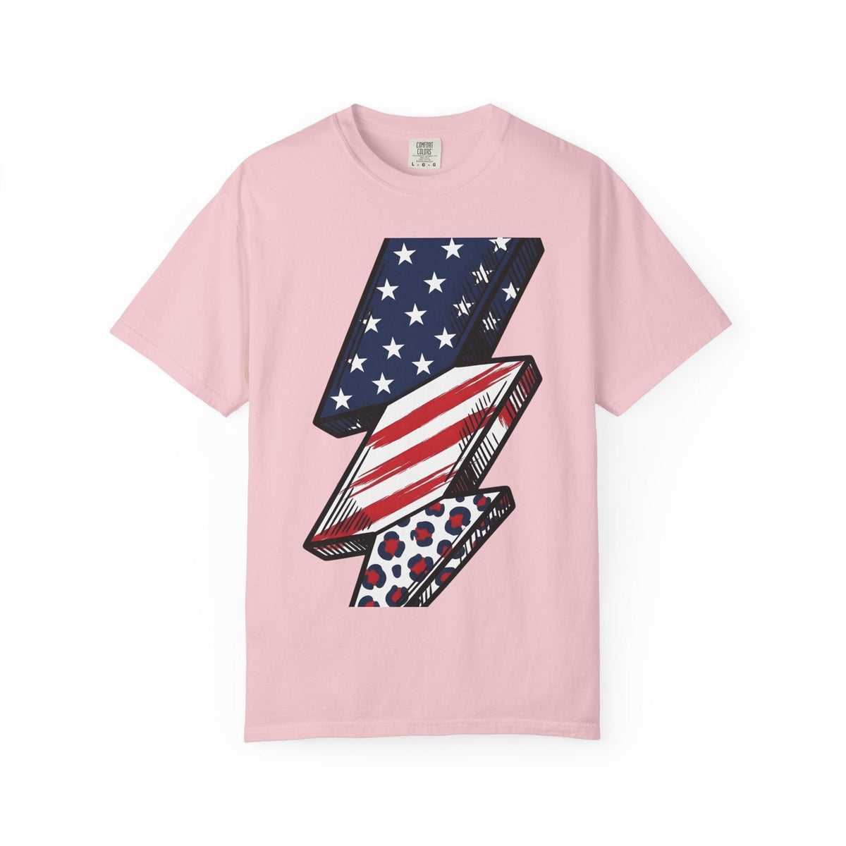 American Lightning Bolt Shirt 4th Of July Independence product image 3
