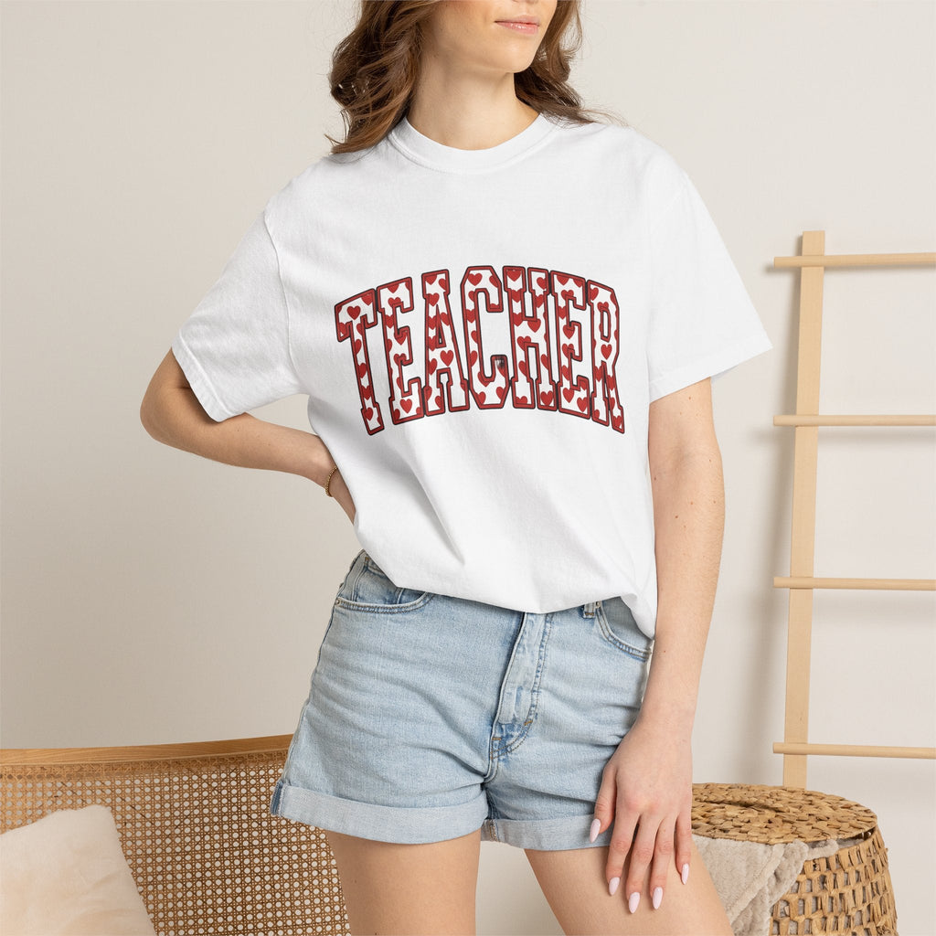 Romantic Text Art Shirt St. Valentine's Day Teaching Unisex product image 6