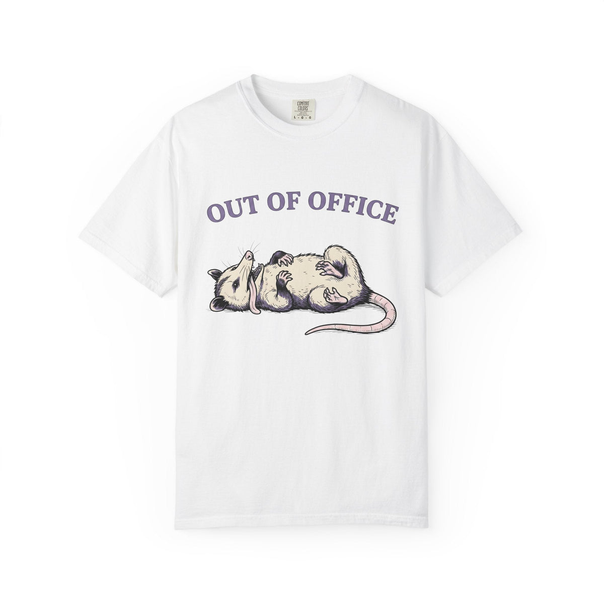Opossum Hand-Drawn Cartoon T-Shirt – Funny Possum Animal product image 1