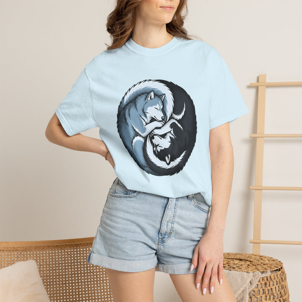 Husky Dogs Shirt Dog Fauna Unisex Gift Line Art Tee product image 9