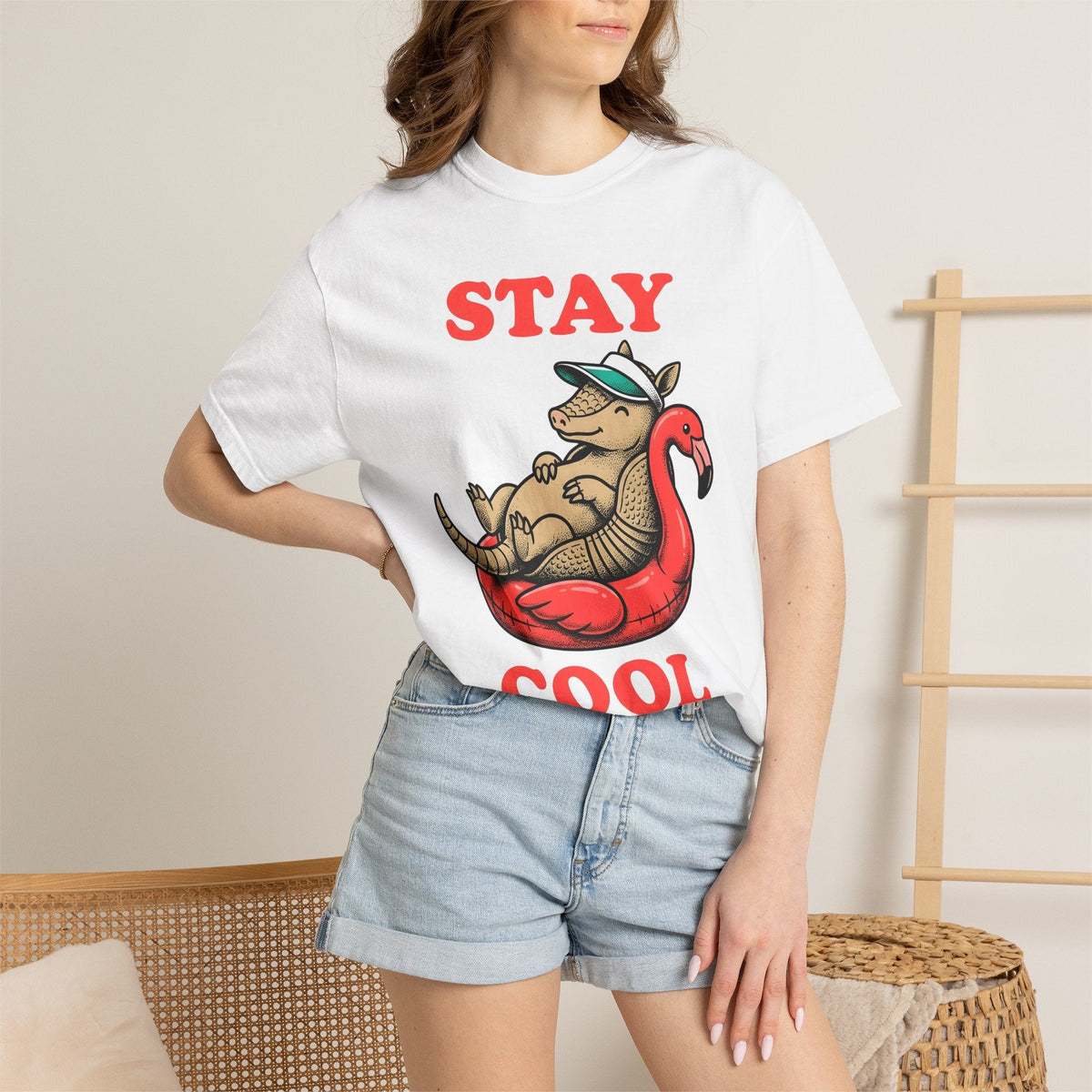 Armadillo Float Shirt Cowgirl Summer Gift for Women Cartoon product image 6