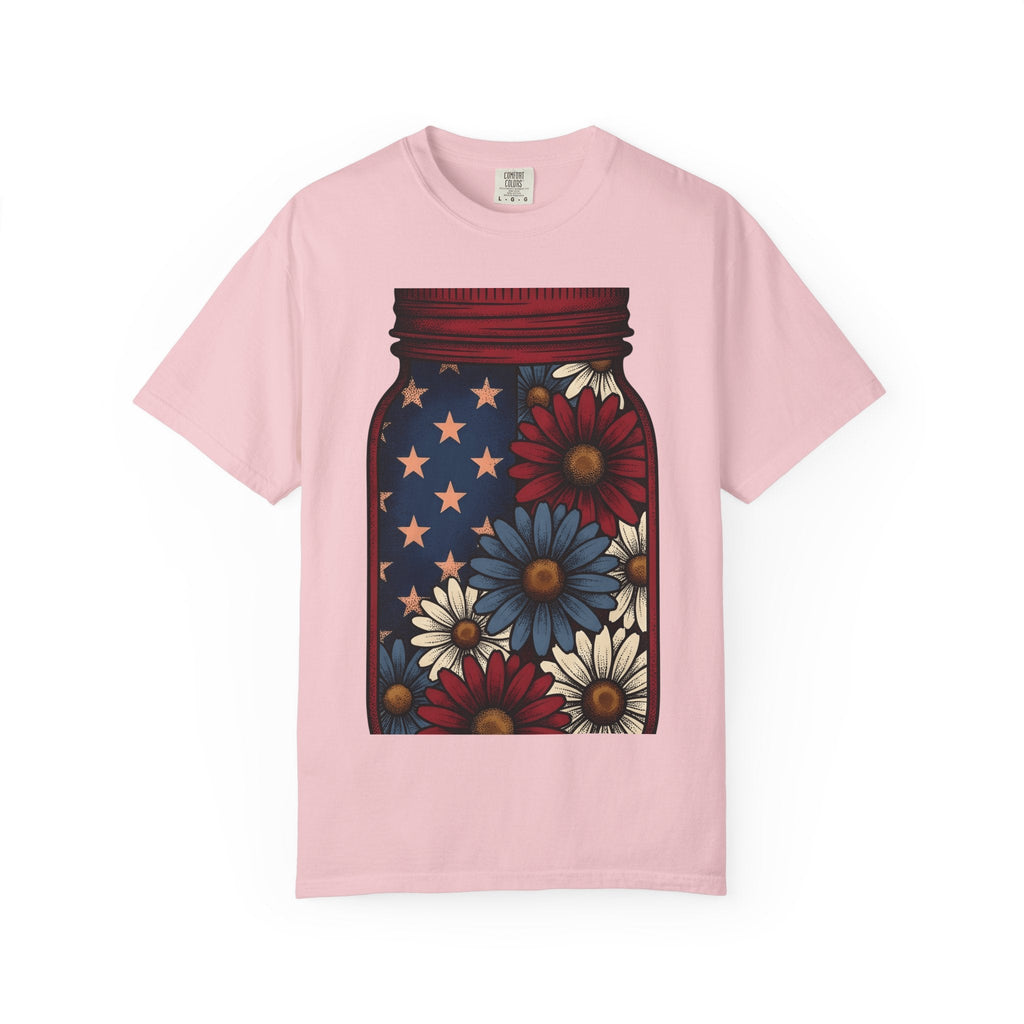 Jar Bouquet Shirt America Freedom Unisex Gift Old-Fashioned product image 3