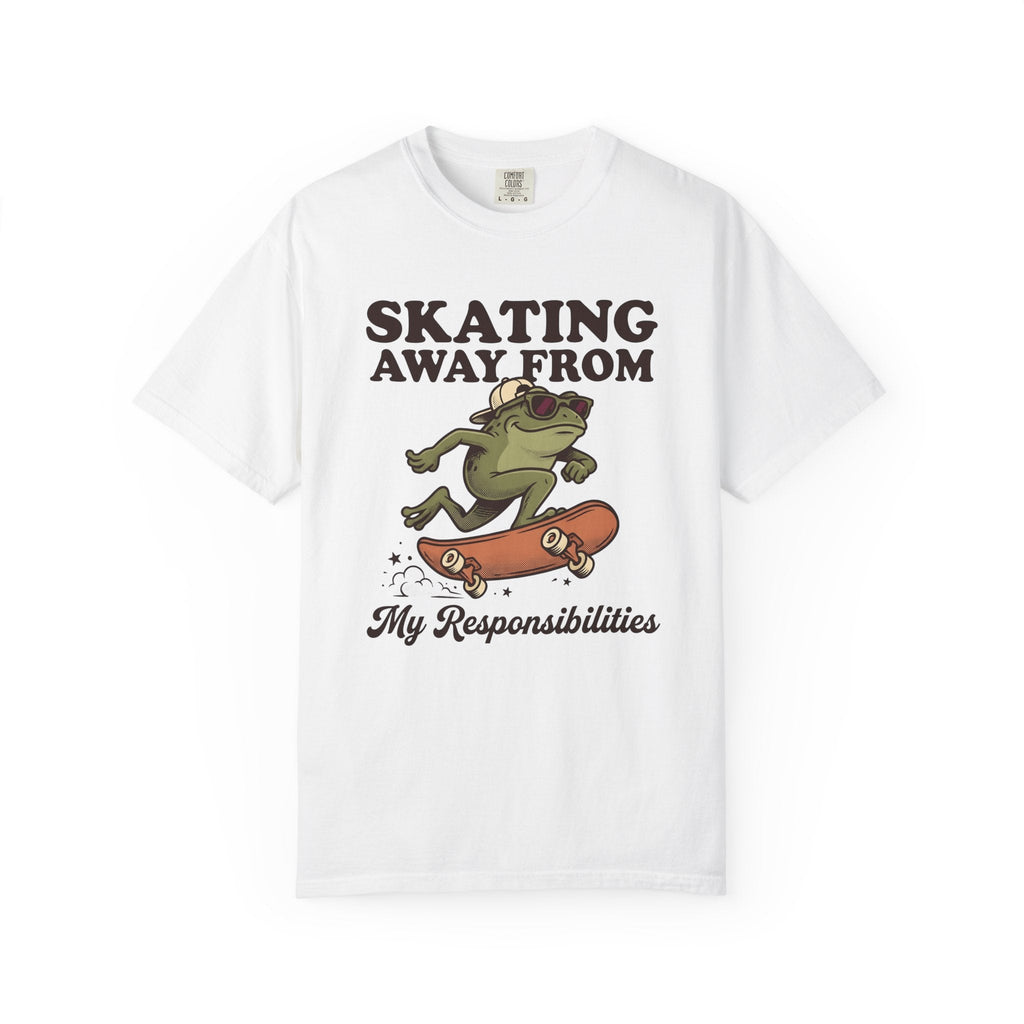 Frog Skater Cool Glasses T-Shirt – Funny Toad Animal product image 1
