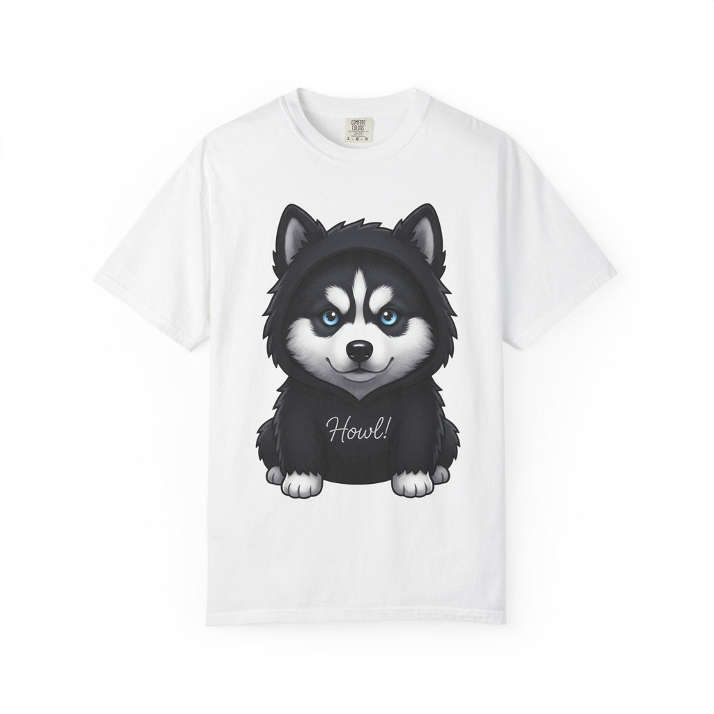 Husky Puppy Shirt Dog Animal Unisex Gift Cute Tee T-Shirt product image 1