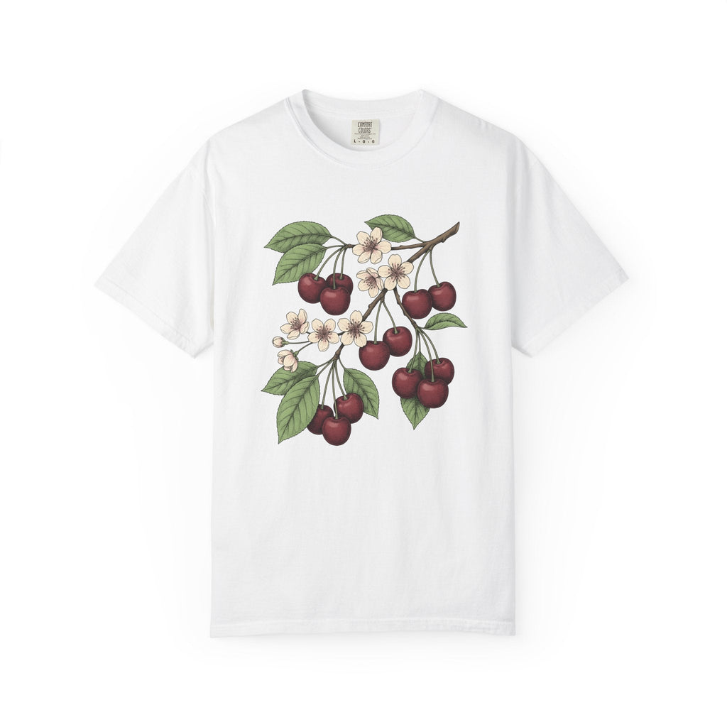 Cherry Sprig Shirt Fruit Plant Unisex Gift Garden Art Tee product image 1
