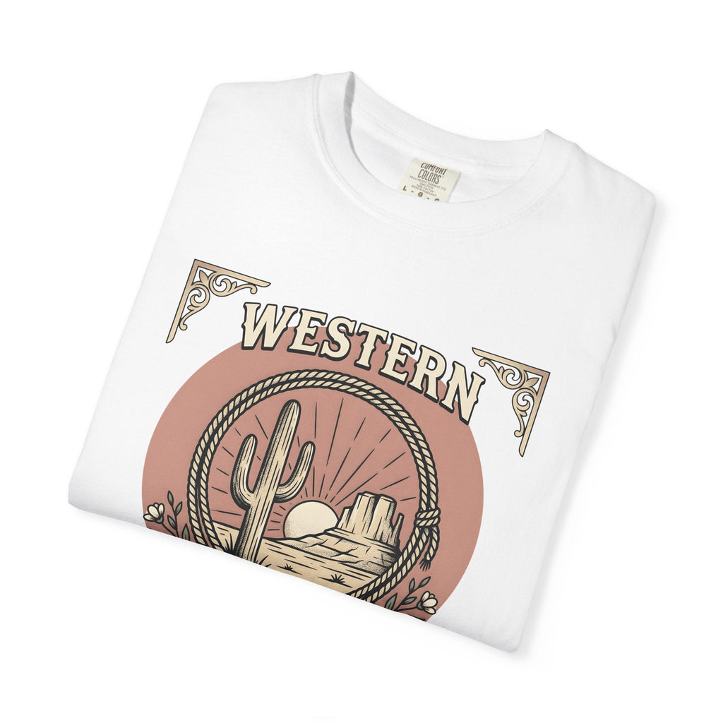 Desert Cactus Shirt Boho Chic Cowboy Unisex Gift Retro Tee product image 5