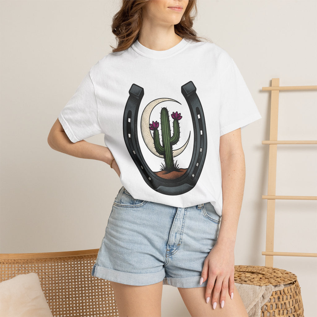 Succulent Horseshoe Shirt Cowgirl Rodeo Gift Women product image 6