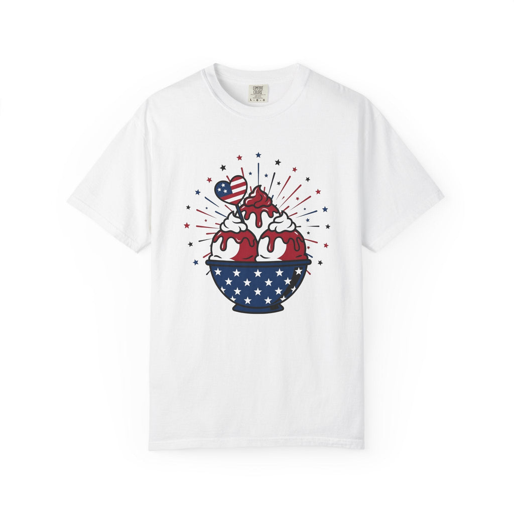 Ice Cream Scoop Shirt Desserts America Unisex Gift Kawaii product image 1