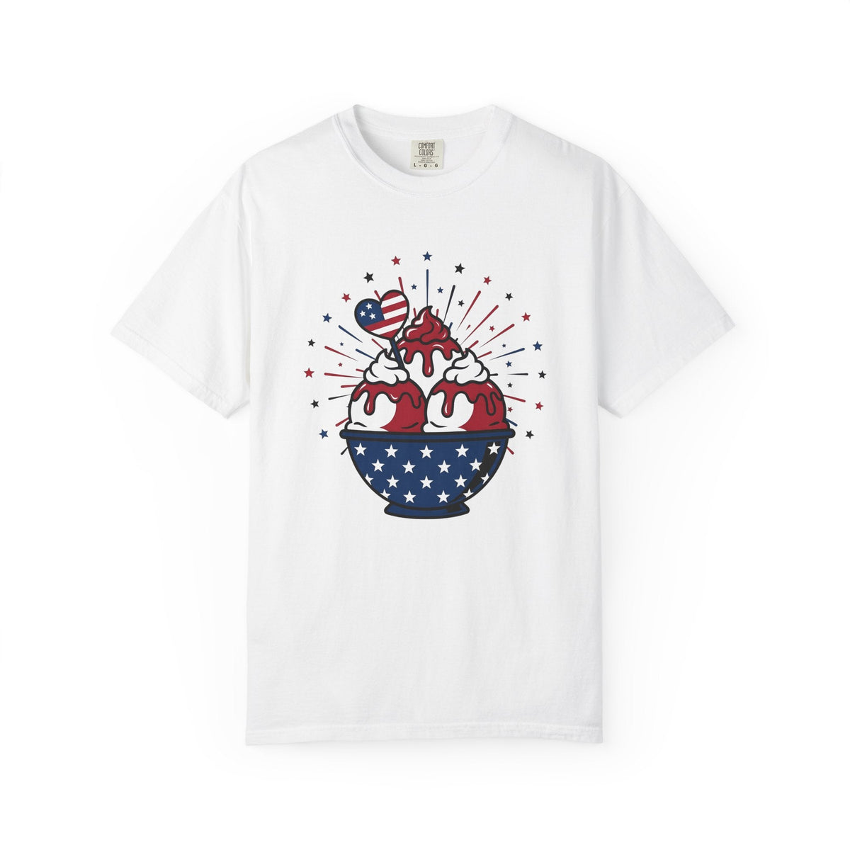 Ice Cream Scoop Shirt Desserts America Unisex Gift Kawaii product image 1