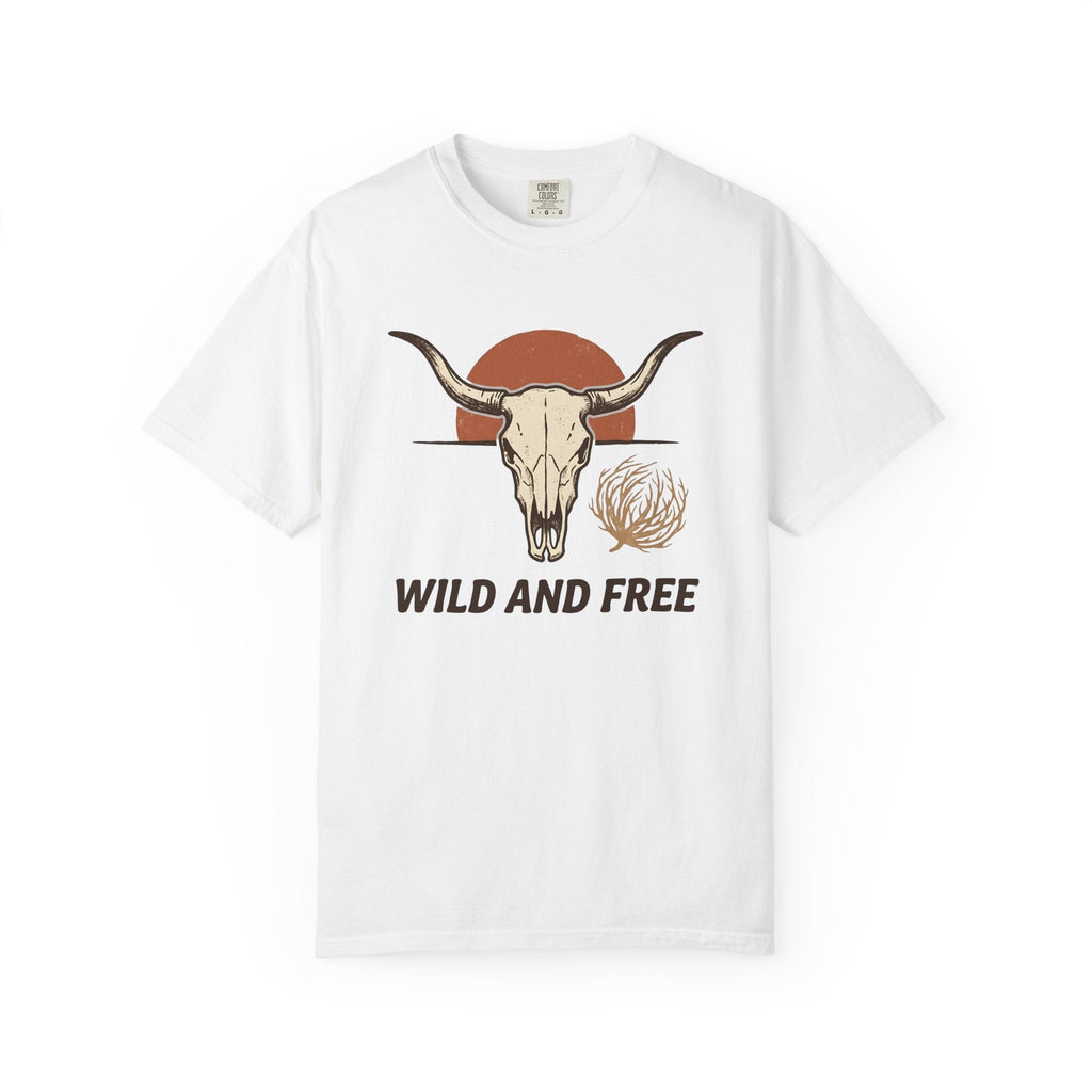 Steer Skull Shirt Cowgirl Country Gift for Women Farmhouse product image 1