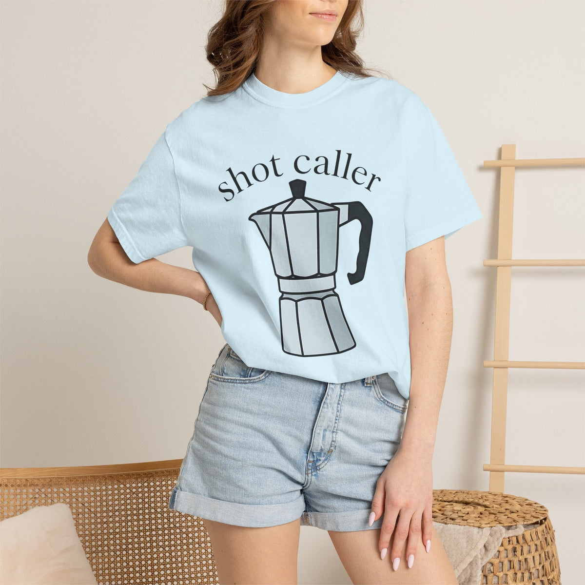 Coffee Pot Shirt Moms Drink Gift for Women Line Art Tee product image 9
