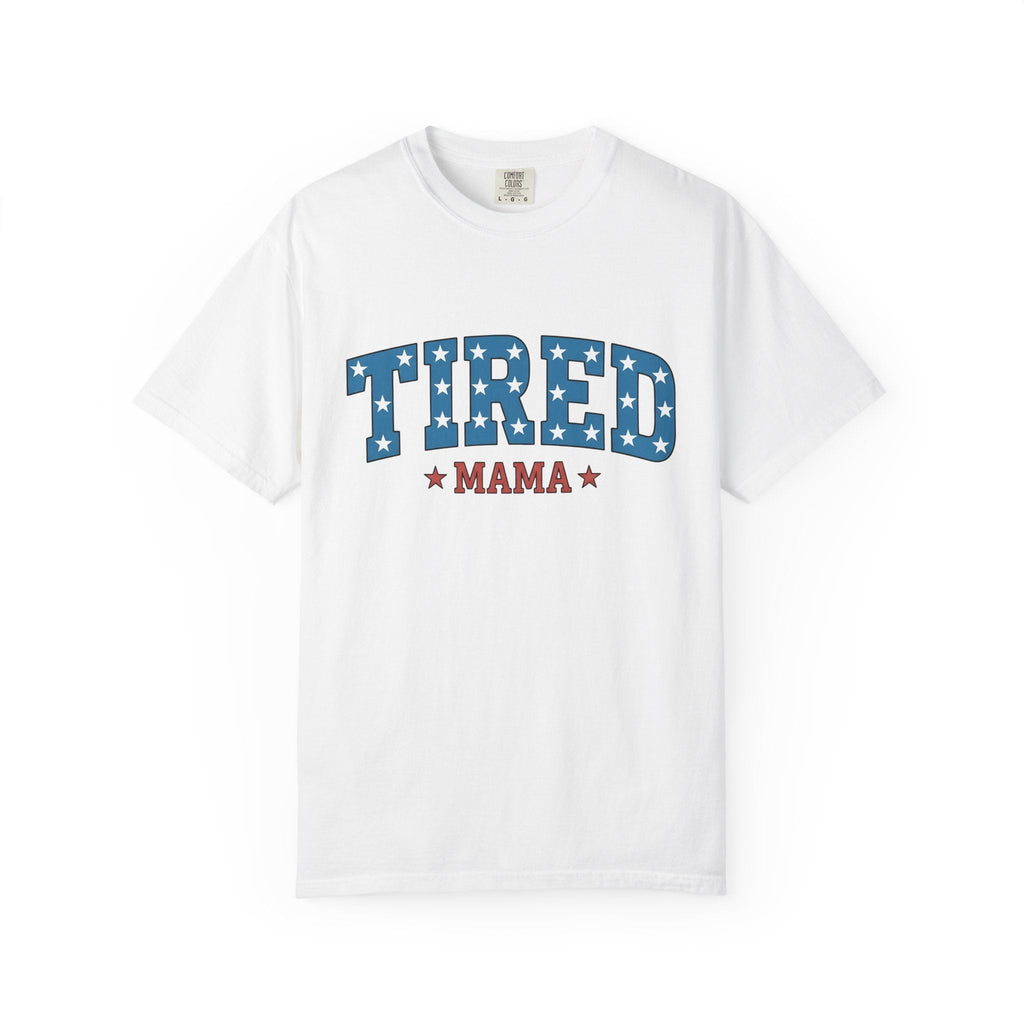 Star Pattern Lettering Shirt Moms Flag Gift for Women product image 1