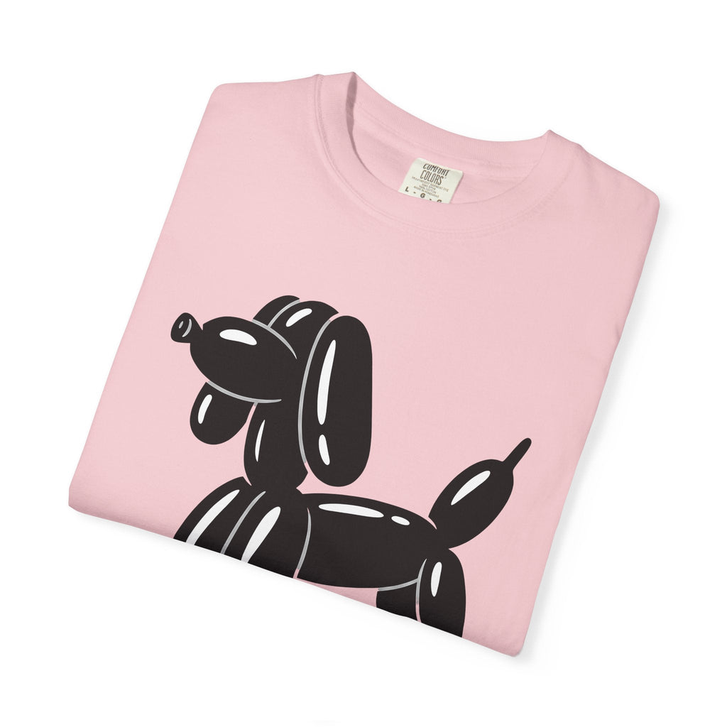 Balloon Puppy Shirt Cute Pets Unisex Gift Simple Tee Dog product image 11