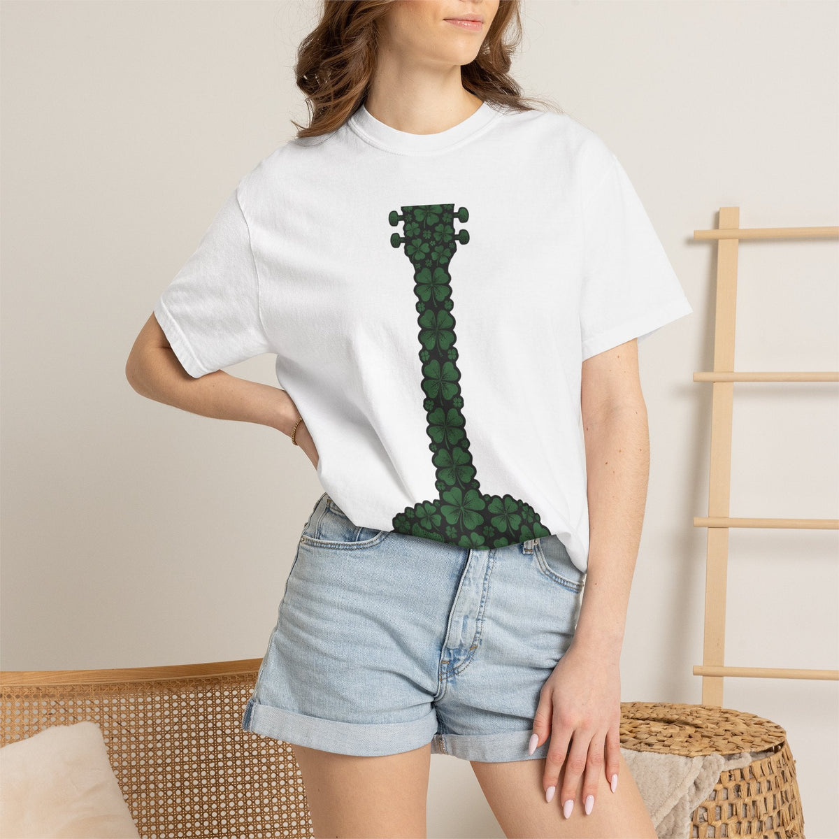 Shamrock Guitar Shirt St Patrick's Day Sound Unisex Gift product image 6