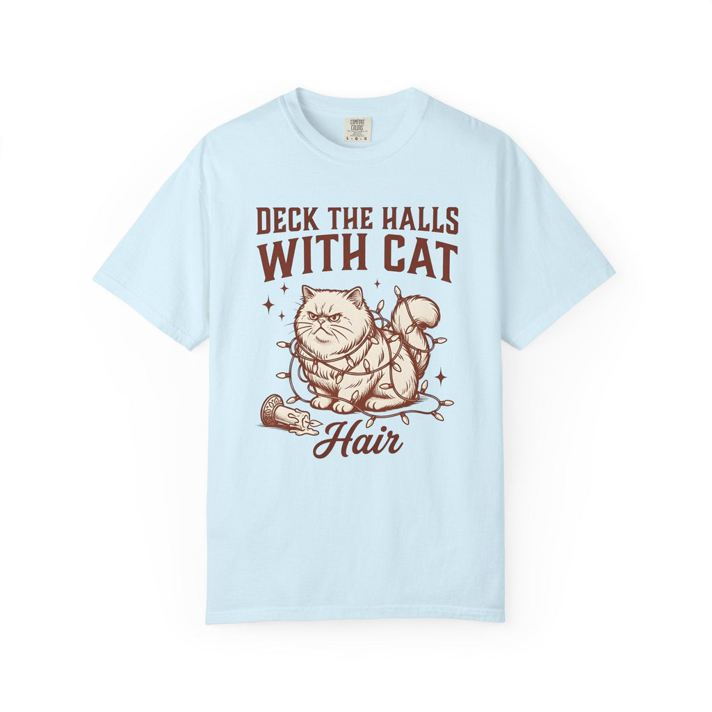 Grumpy Feline Shirt Cat Winter Unisex Gift Distressed Tee product image 2
