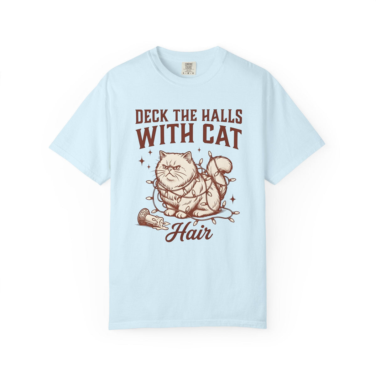 Grumpy Feline Shirt Cat Winter Unisex Gift Distressed Tee product image 2