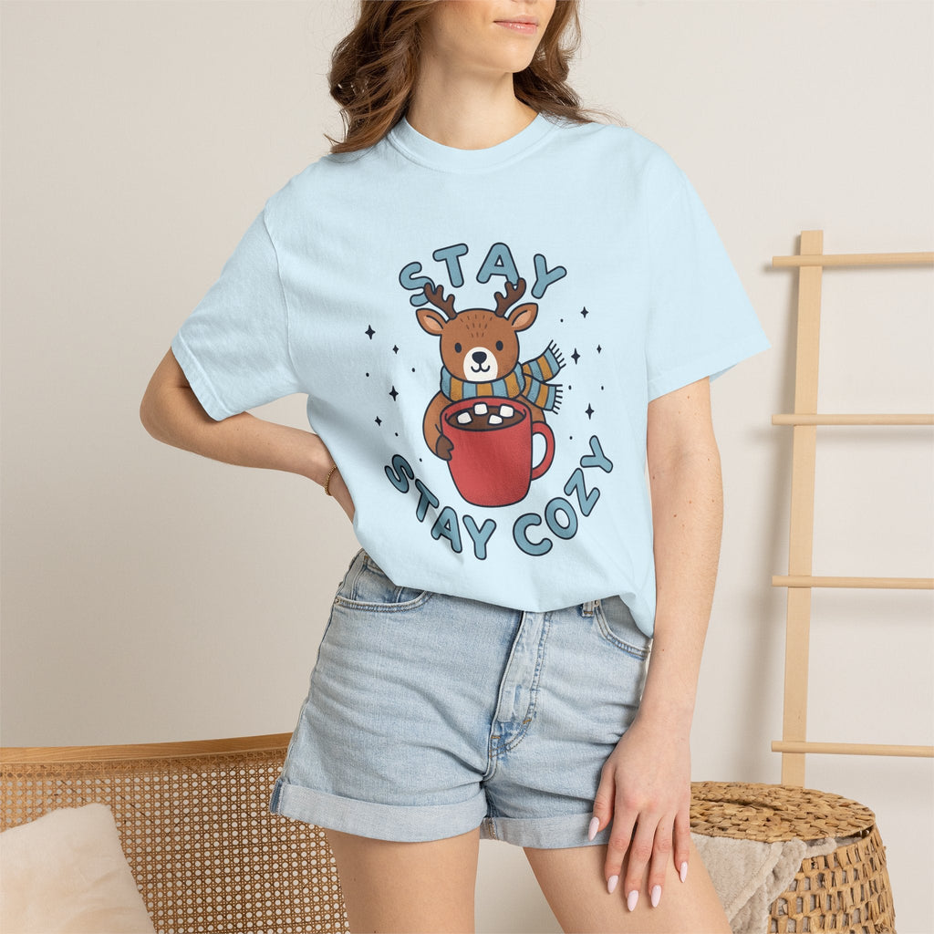 Deer Cup Shirt Christmas Snow Unisex Gift Adorable Tee Mug T-Shirt Xmas Fan