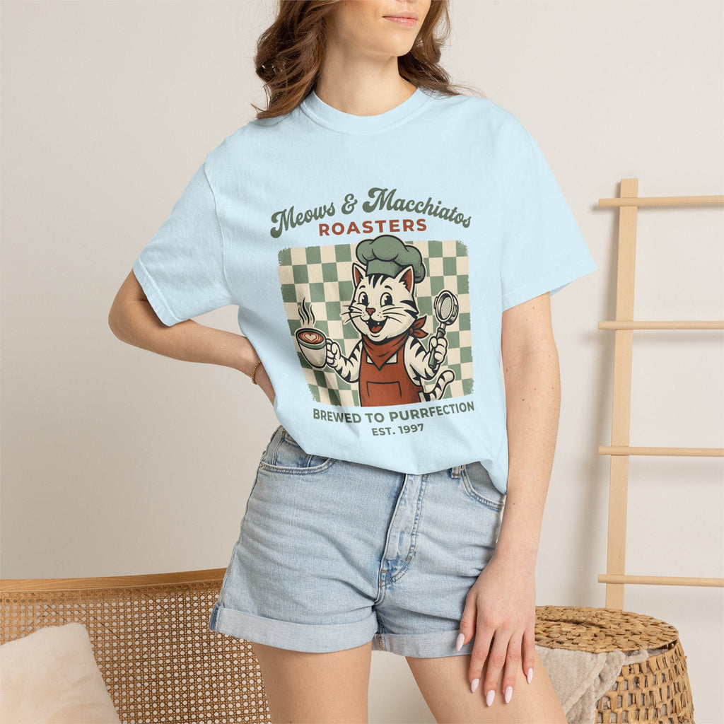 Espresso Cat Shirt Mocha Unisex Gift Retro Tee T-Shirt product image 9