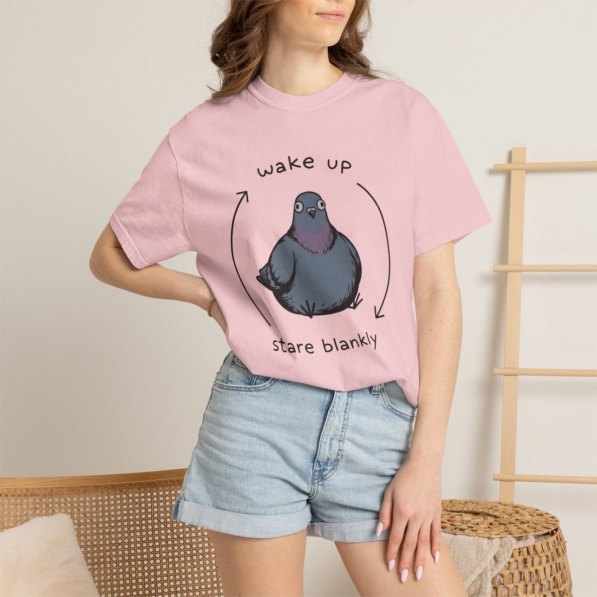 Bird Drawing Shirt Funny Creature Gift Women Animated Tee product image 12