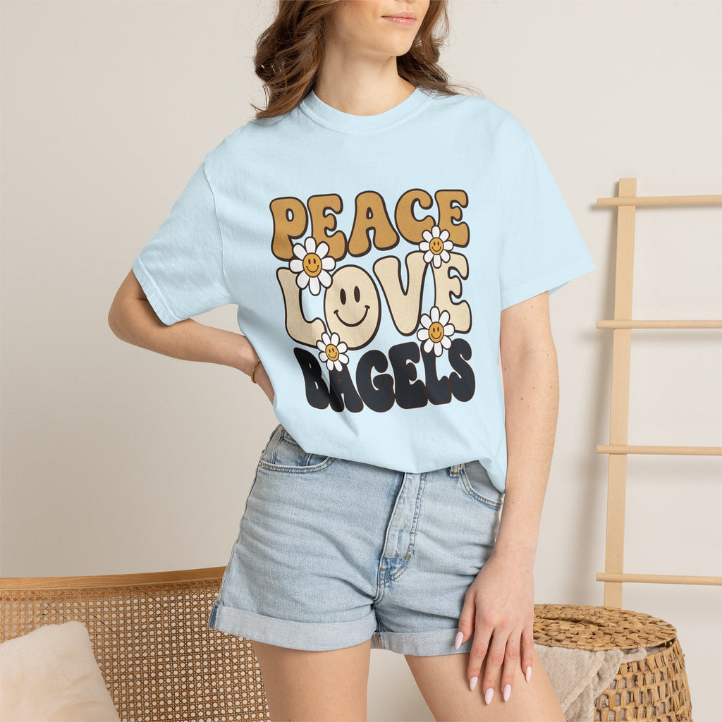 Bagel Art Shirt Bagels Pastry Unisex Gift Hand Drawn Tee product image 9
