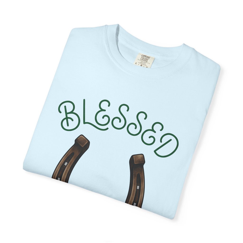 Shamrock Horseshoe Shirt St Patrick's Day Amulet Unisex product image 8