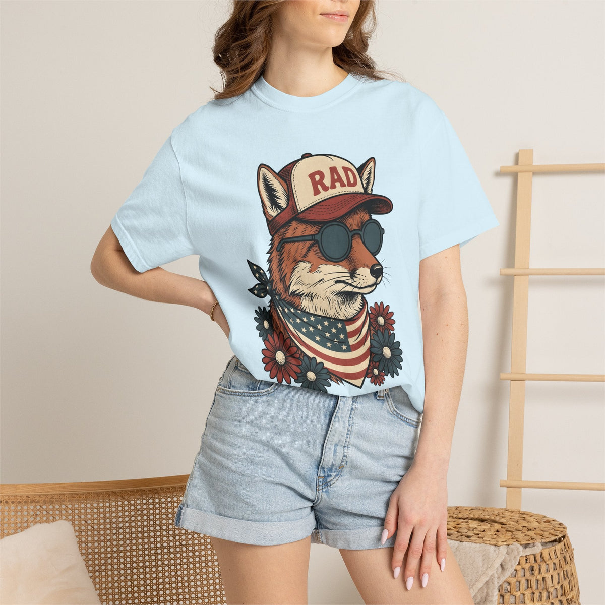 Fox Eyeglasses Shirt 4th Of July Fauna Unisex Gift Classic product image 9