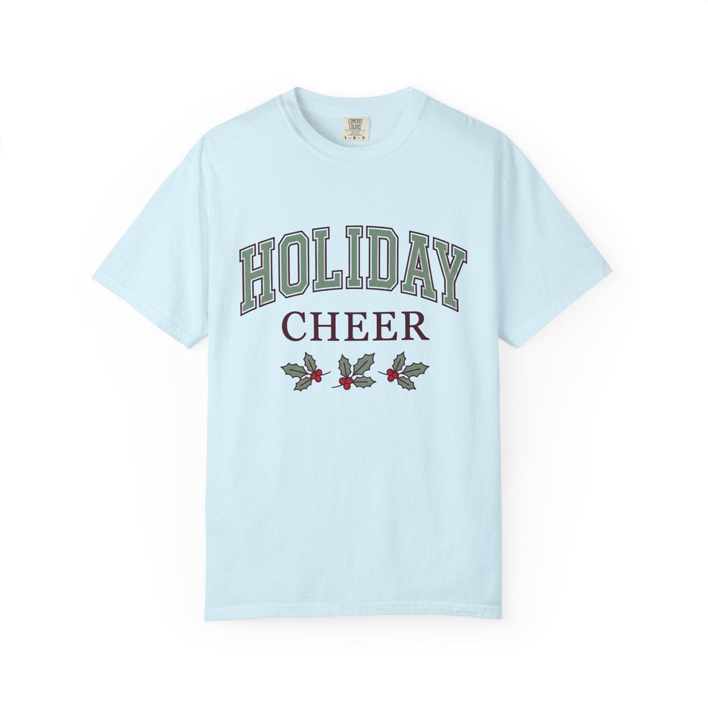 Holly Leaves Collegiate T-Shirt – Vintage Christmas Holiday product image 2
